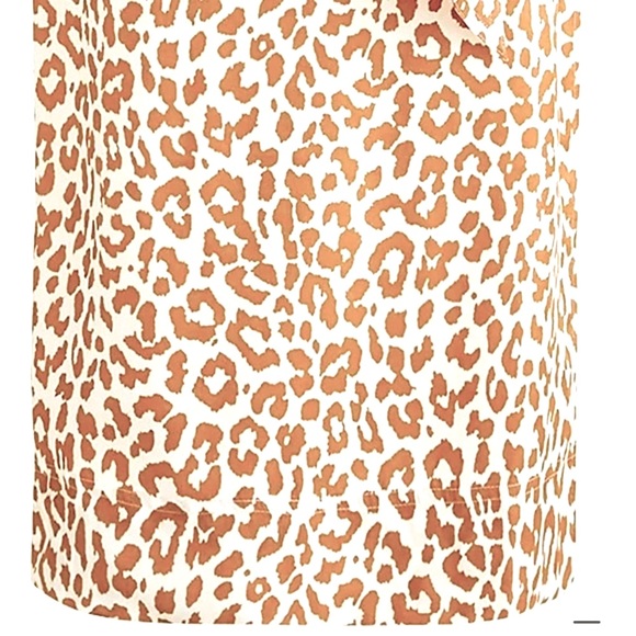 J CREW TIE-WAIST SHIRTDRESS IN A FUN BOLD LEOPARD PRINT LONG SILHOUETTE SIZE 8 - Picture 9 of 15